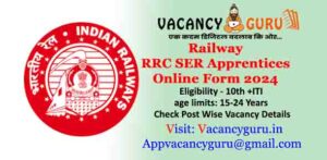 Railway SER Kolkata Apprentices Recruitment 2024