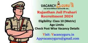 Rajasthan Jail Prahari Recruitment 2024