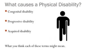 Physical Disability Causes